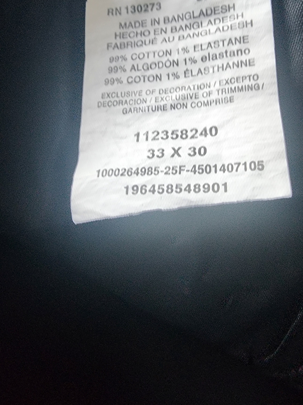 Wrangler Slim Straight Men's Jeans - Black - Picture 3 of 6